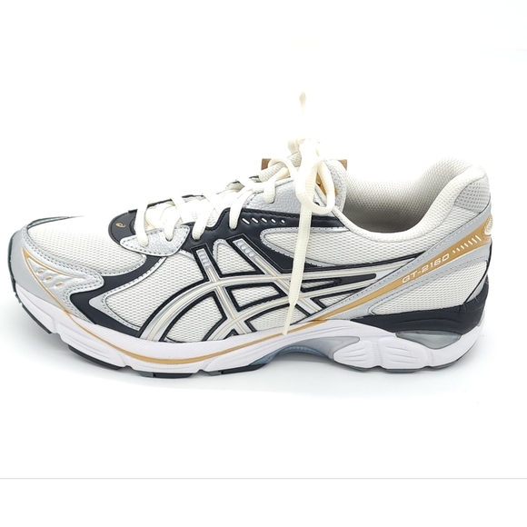 1203A320-100 Asics Gel GT-2160 Cream Pure Silver Dad Shoe Men's Size 10 - Picture 5 of 10